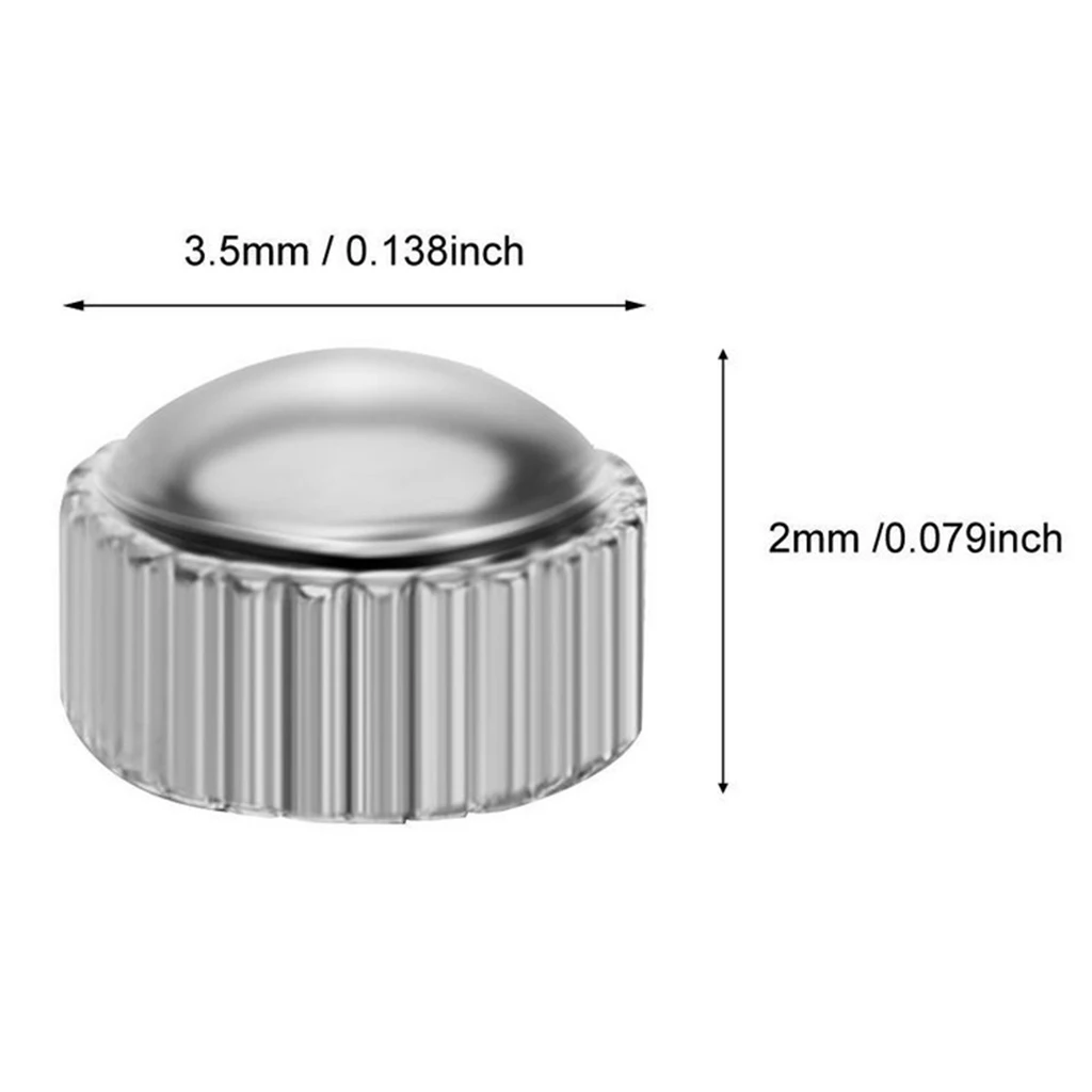 100pcs Waterproof Watch Crowns For Quartz Wrist Watch Repair Replacement