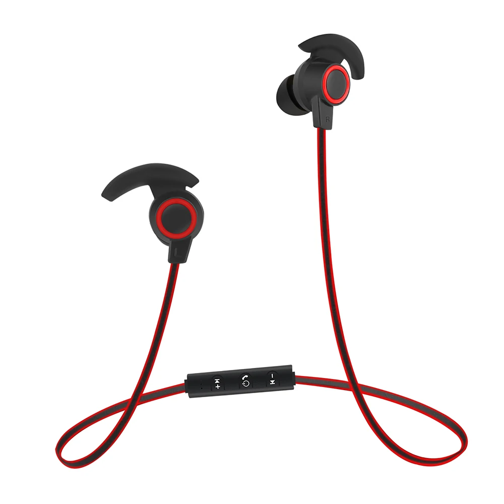 Bluetooth наушники беспроводные стерео с магнитом привлекательные спортивные