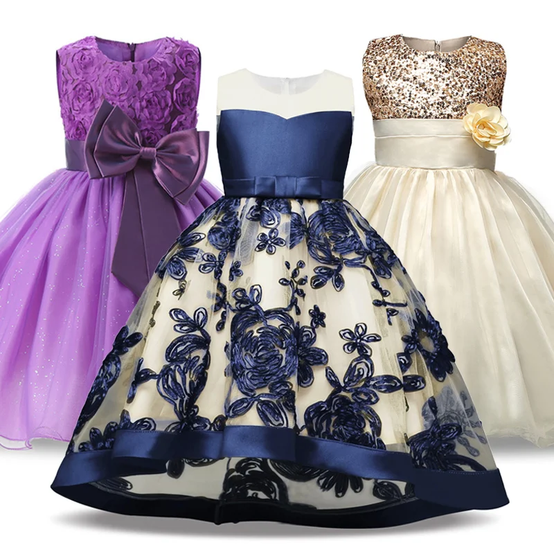 Платье для девочек с цветочным узором и бантом-бабочкой; детский праздничный костюм; Детские торжественные мероприятия; Vestidos; платье-пачка с цветочным рисунком; пышное свадебное платье