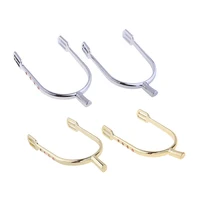 1 Pair Zinc Alloy Horse Spurs Equestrian Horse Riding Boots Spurs Accessories 12*8*2cm 2