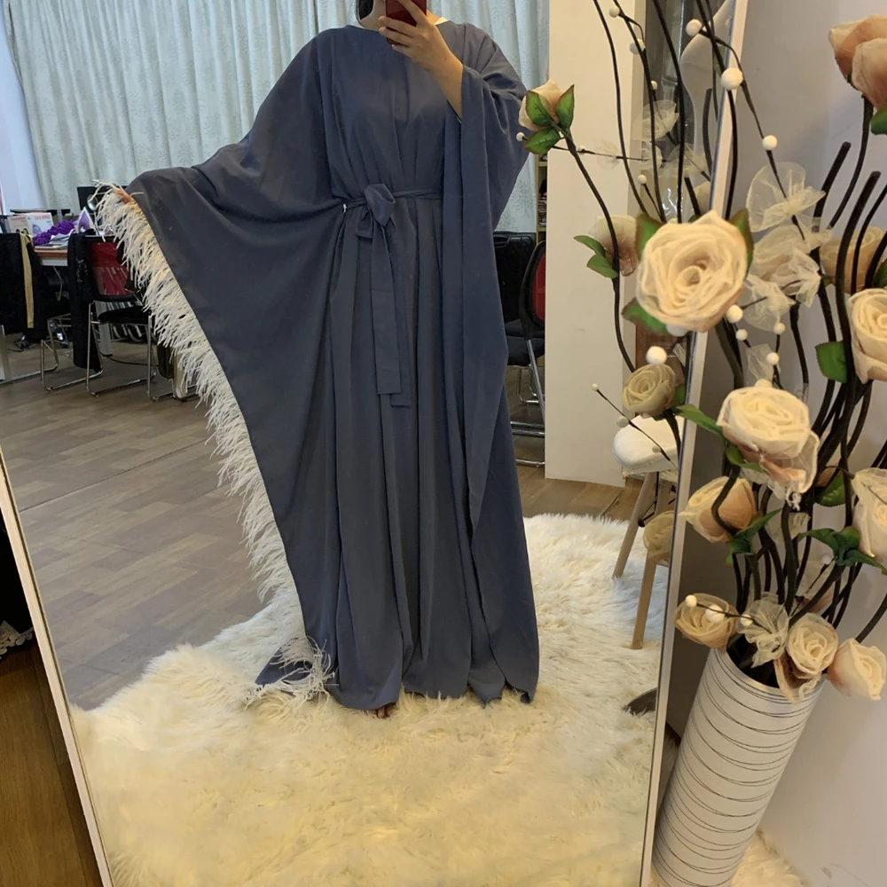 Robe Djellaba Femme Vestidos Kaftan Dubai Abaya Turkey Muslim Fashion Hijab Dress Islam Clothing Dresses Abayas