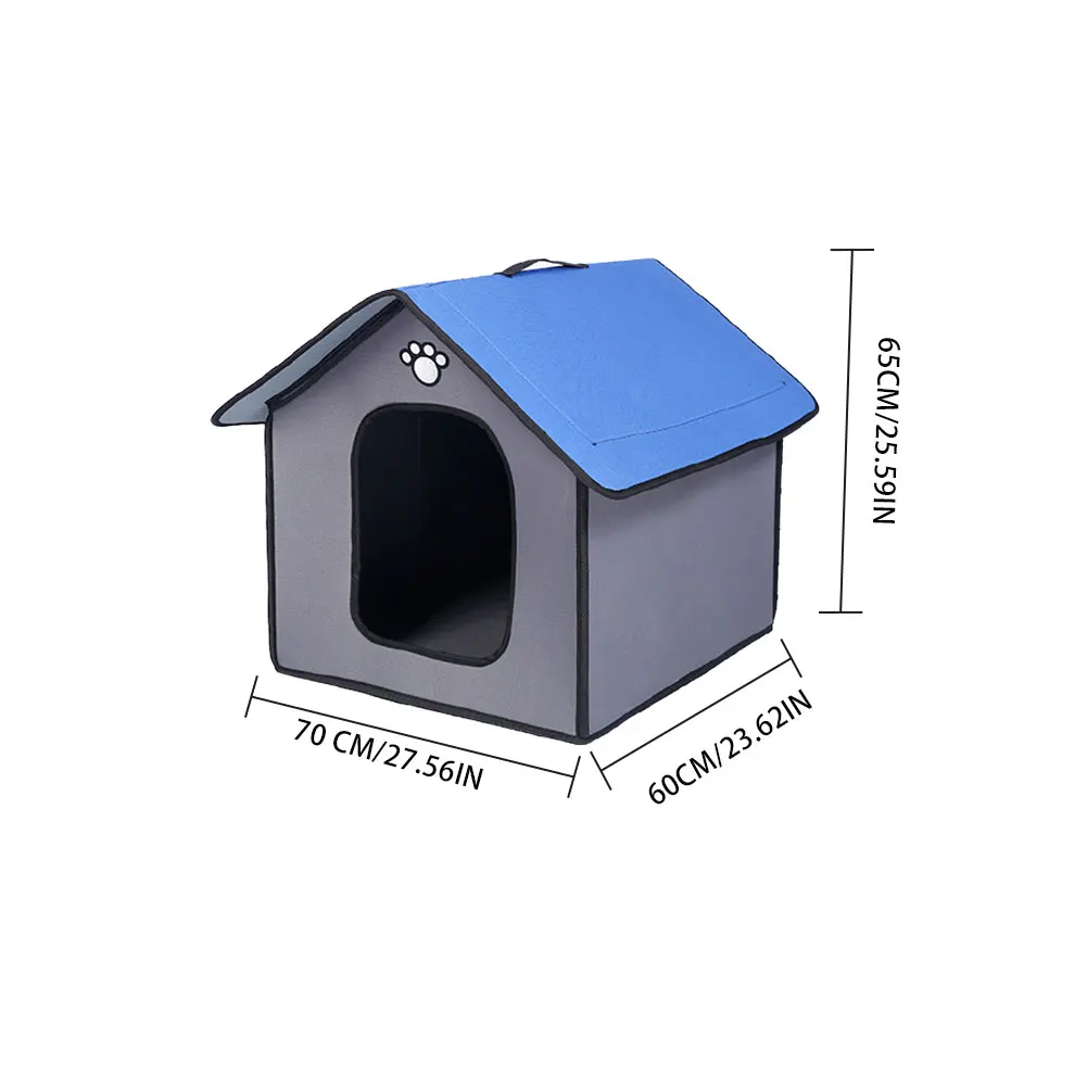Теплый дом для собак непромокаемый водонепроницаемый питомник и питомник со съемной внутренней подушечкой для домашних животных в помещении и на открытом воздухе