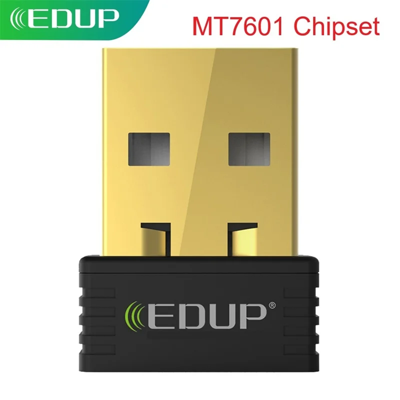 EDUP 150 Мбит/с 2 4 ГГц экшн-камера с Wi-Fi usb-адаптер 802.11n MTK7601 Беспроводной USB Ethernet