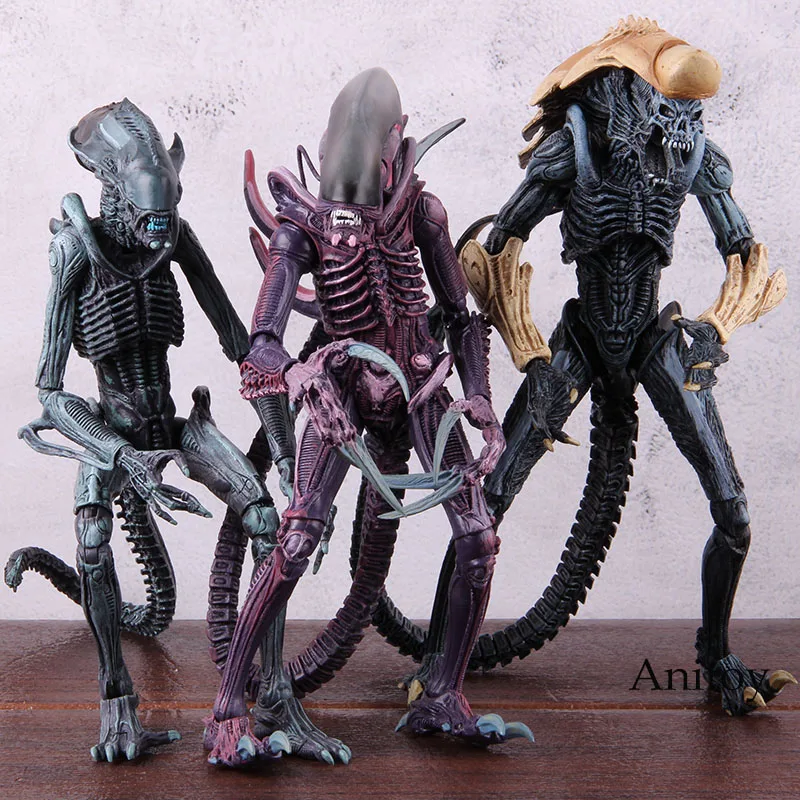 

NECA Alien Action Figure AVP Arachnoid / Chrysalis / Razor Claws Alien Figure PVC Collectible Model Toy