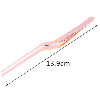 

Barbecue Tong Tweezer Chef Pliers Plating Chef Food Tweezer BBQ Clip Serving Presentation Kitchen Tools 5.47inch