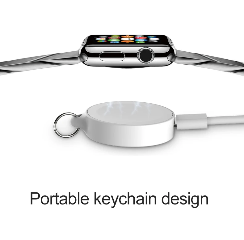Внешний аккумулятор для Apple Watch 1 2 3 4 Беспроводное зарядное устройство power Bank портативный походный беспроводной зарядное устройство умные аксессуары