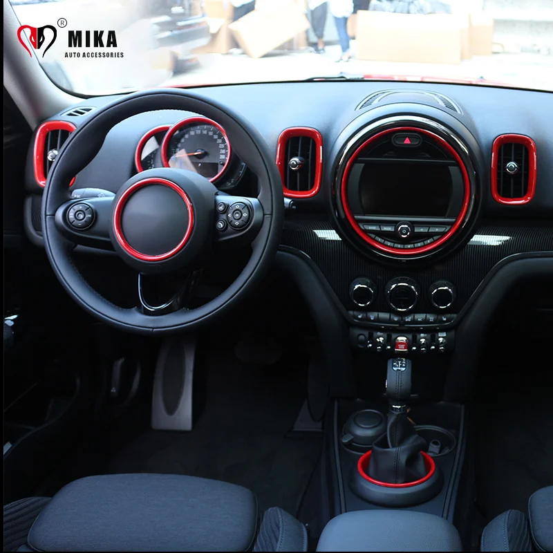 

Car Interior Modification Accessories For Mini Cooper F60 Dashboard Decoration Protective Cover Sticker Automotive Accessory