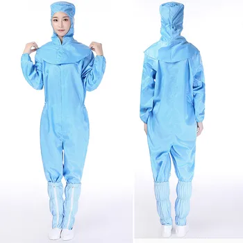 

In stock Disposable Protection Gown Dust Spray Suit Siamese Non-woven Dust-proof Anti Splash Clothing Safely Protection Clothes