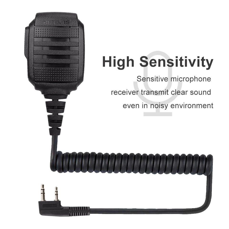 RETEVIS RS-114 IP54 Waterproof Speaker Microphone