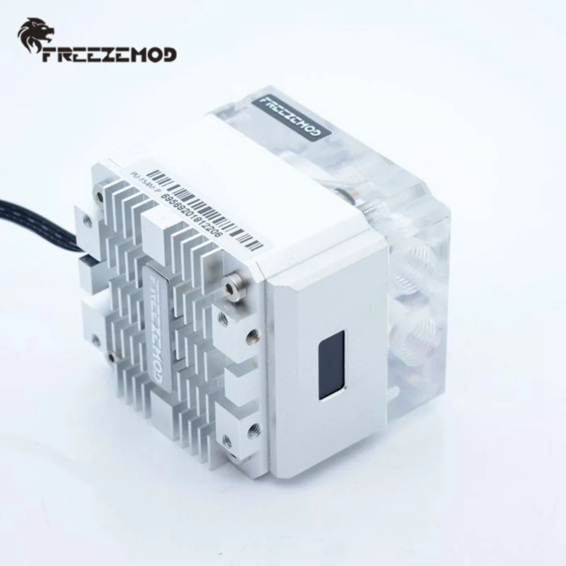 Refrigerador de Água do Computador Freezemod Calcule Refrigerar Bomba Mudo Pwm Fluxo Inteligente 800l - h va Lcd Temperatura Sentido Rgb Luz. Pu-fs4m-p - Imagem 2
