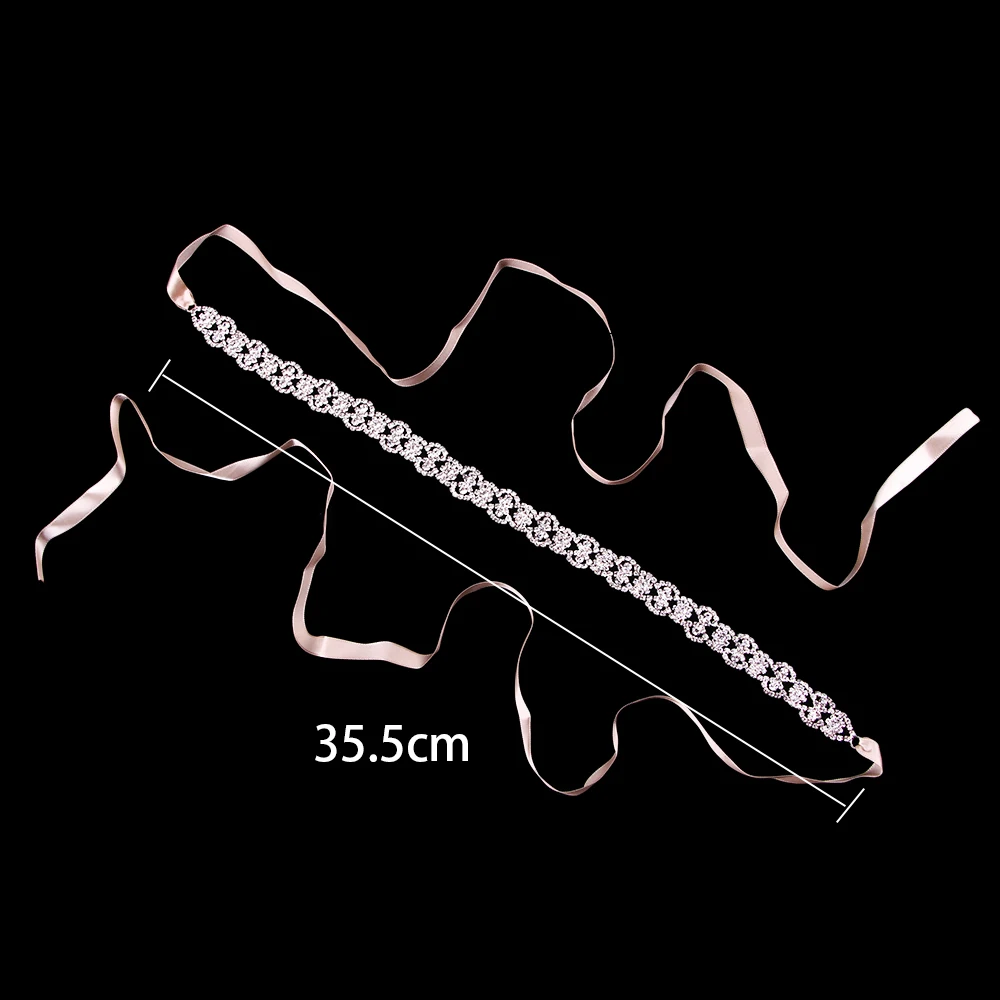 С кристаллами, атласное свадебное платье со стразами и атласной цепочкой, аксессуары для невесты, роскошная лента для невесты, женский пояс