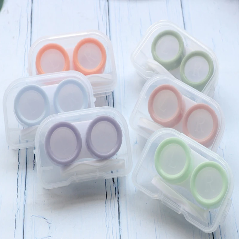 

50psets/lot 4 in 1 kits Companion box Empty contact lens box Eyeglasses Case Container C002