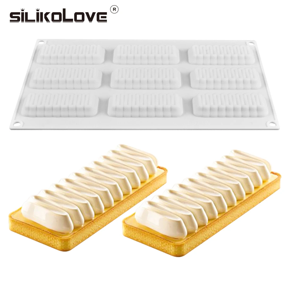 SILIKOLOVE 6cavity спираль Форма силиконовая форма для выпечки в форме цветка 3D формочки для выпекания кексов, декоративные инструменты для выпечки мусс выпечка пресс-форм