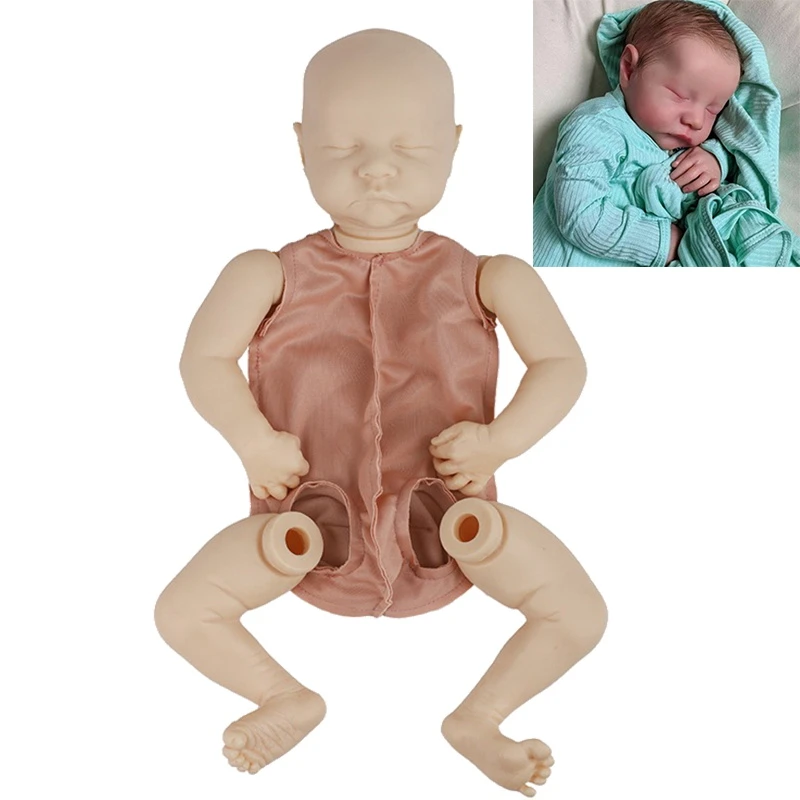 Inches Newborn Reborn Baby Levi Bebe Reborn Doll Lifelike Vinyl Unpainted Unfinished Doll Parts Diy Blank Doll Kit For Baby Dolls Aliexpress