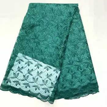

Latest African Dry Lace Fabrics High Quality French Mesh Lace Fabric With 3 D Flowers High End Nigerian Voile Laces For Wedding