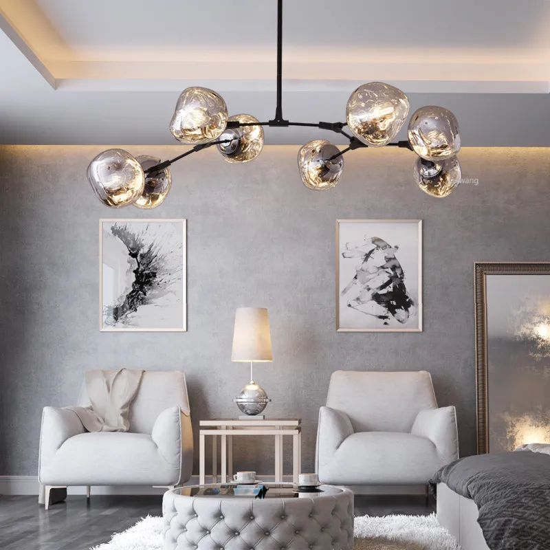 

Nordic Indoor DIXON Melt Lava Pendant Lights LED Lighting Fixtures Acrylic Pendant Light Coffee House Personality INS Style