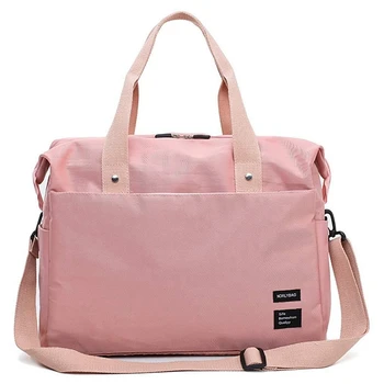 

Gym Bag Nylon Travel Bag Dry & Wet Separation Large Capacity Adjustable Strap Duffle Bag Sport Handbag Tote for Women