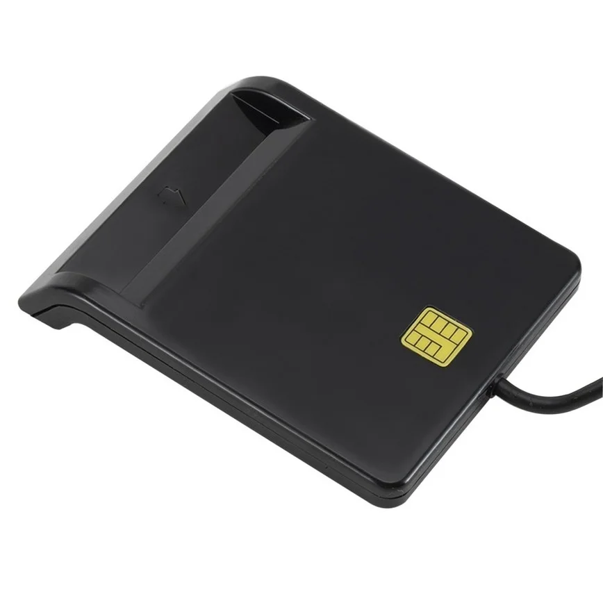 Grwibeou usb 2.0 leitor de cartão inteligente de memória para id banco emv eletrônico dnie dni cidadão sim cloner conector adaptador computador