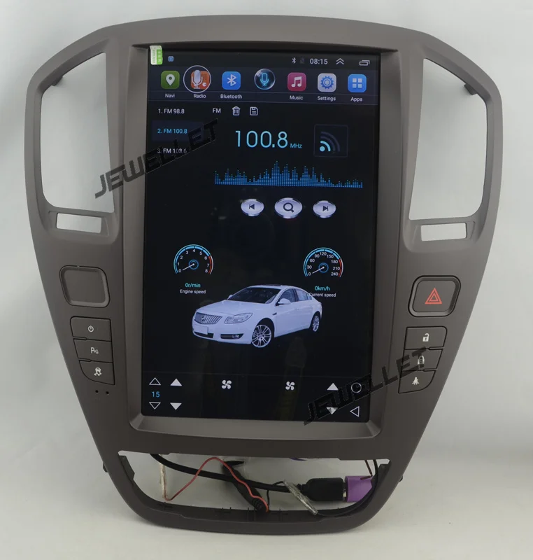 12," tesla стиль вертикальный экран четырехъядерный Android 6,0 Стерео gps навигация для Buick Regal, Opel Vauxhall Holden Insignia