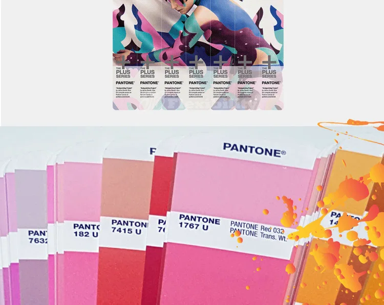 1867 сплошная серия Pantone Plus Formula color Guide Chip shade Book solid Uncoated Only GP1601N+ 112 цветов