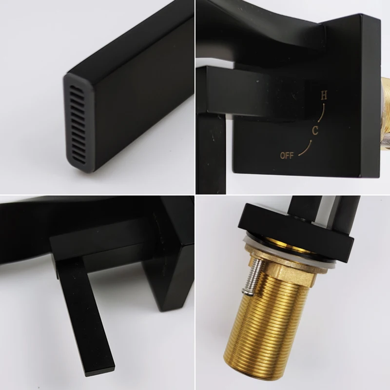 Bathroom Basin Sink Tall Faucet Hot and Cold