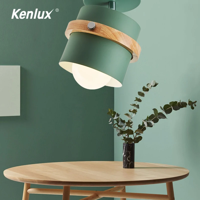 Светодиодный потолочный светильник деревянный 5 Вт|Настенные лампы| |