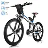 26inch Electric Mountain Bike 21 Speeds Shifter Adult Folding E-Bike Disc Brake Lithium Battery 36V/8Ah 350W 4