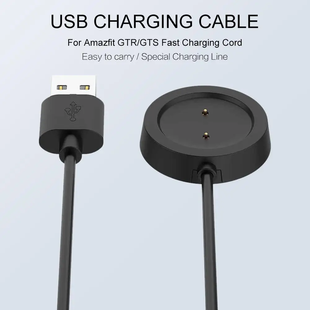 

USB Magnetic Charging Cable Dock Fast Charging Cord Replacement Charger For Amazfit GTS GTR Smart Watch Charging Base