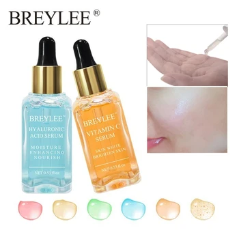 

BREYLEE Hyaluronic Acid Serum Face Vitamin C Moisturizing Whitening Serum Anti-aging 24k Anti Wrinkle Face Essence Skin Care