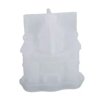 

Resin Crystal Epoxy Mold Three-dimensional Castle House Fantasy Decoration Casting Silicone Mould DIY Crafts Making Tool