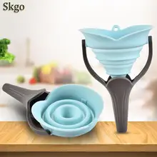 Прочная легкая телескопическое складывание силиконовая кухонная вытяжка