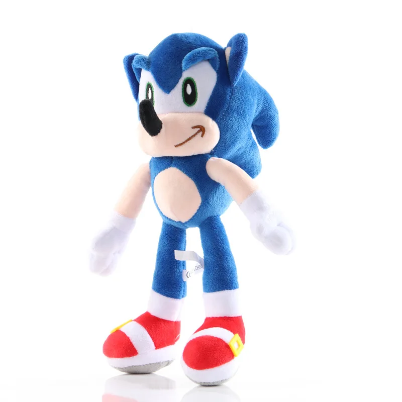 30cm Sonic Plush Toys Doll Black Blue Shadow Sonic Plush PP Cotton Soft Stuffed Toy for Kids Children Birthday Gifts