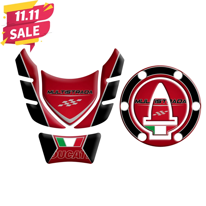 3d-наклейка на топливный бак мотоцикла DUCATI Multistrada 1200/1260 950 Защитная Наклейка