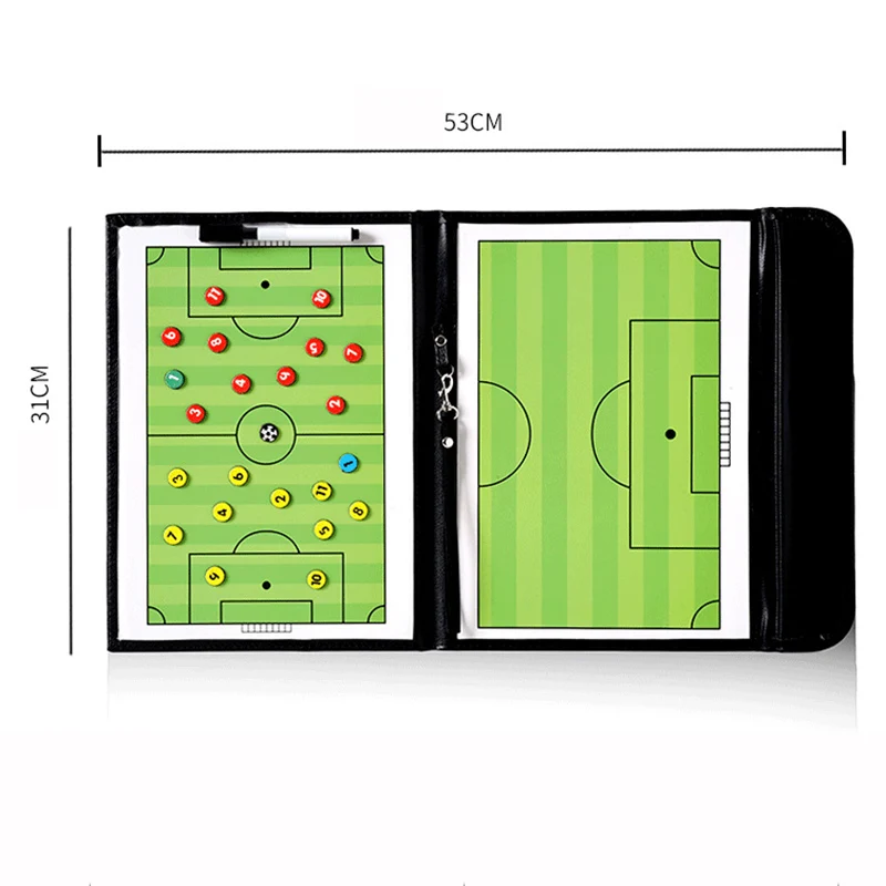 Магнитная футбольная каретная доска стираемая Складная Футбольная тактика поле для тренировок пластины наборы книг с ручкой для спортивных тренировок матч