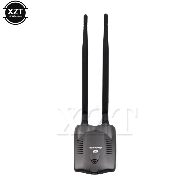 USB беспроводная сетевая карта Wi Fi 3000 МВт двойная всенаправленная антенна|Сетевые