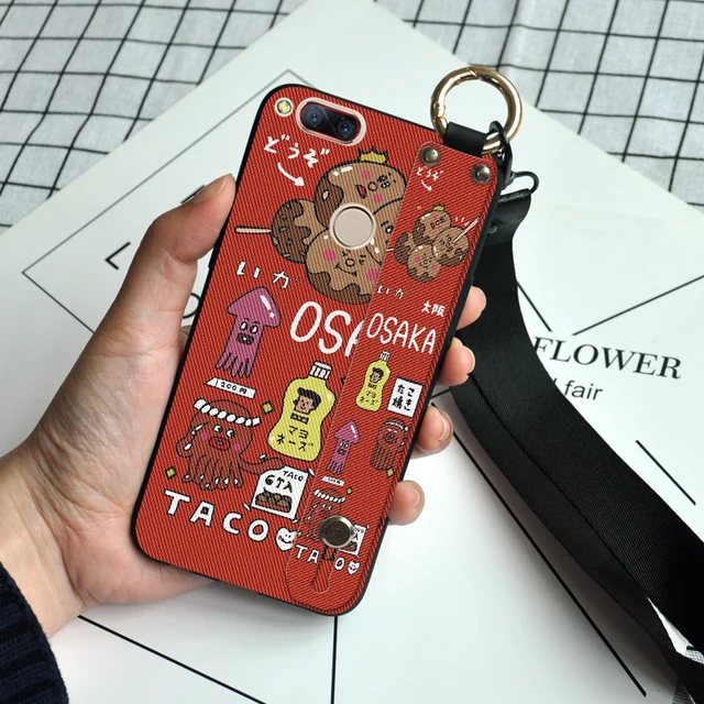 Cute Japan Cartoon Silicone Case For Zte Nubia Z17 Mini S Neck Strap Back Cover For Nubia Z18 Mini Z17s Case Phone Case Covers Aliexpress