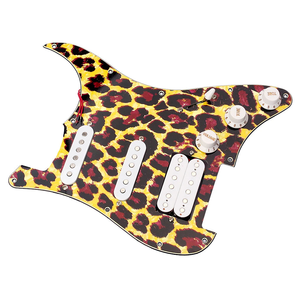 SSH Pickguard загружен Prewired для замены Fender ST гитары