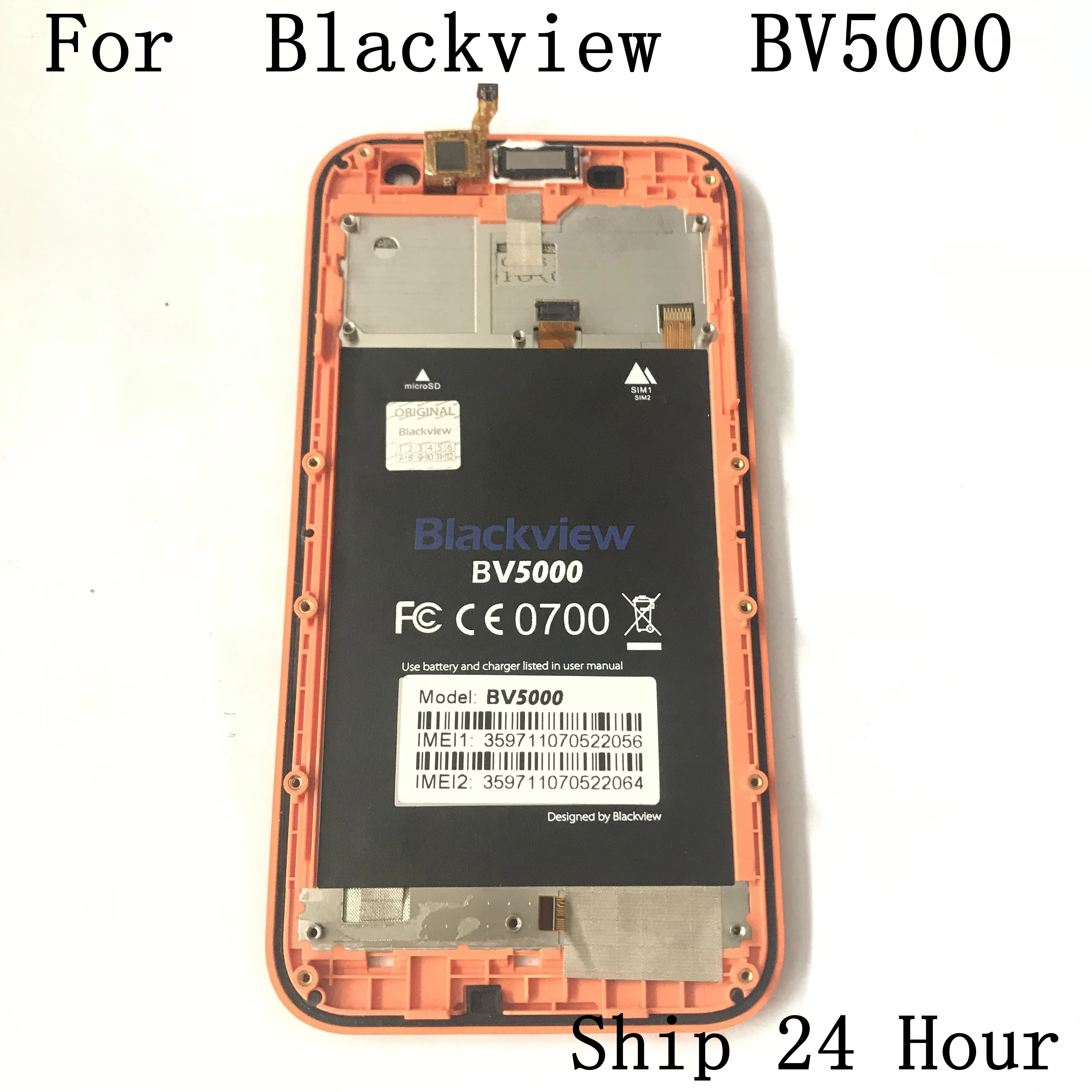 Оригинальный Blackview BV5000 используемый ЖК дисплей + сенсорный экран динамик