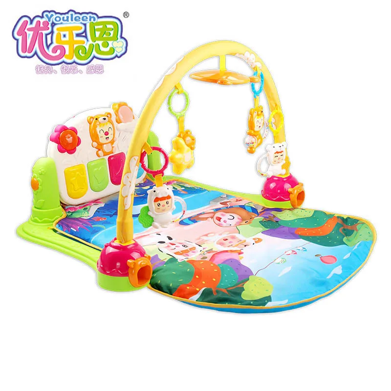 

Pedal Piano Infant Remote Control Fitness Frame Maker Newborns Baby Music Game Blanket Toy 3-6-12 Month