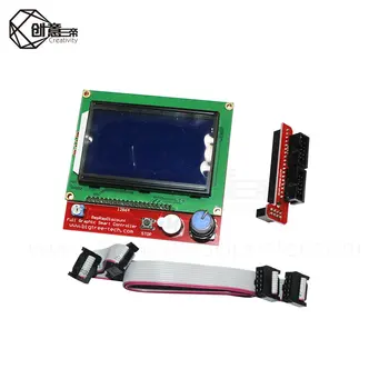 

1pc RAMPS 1.4 LCD 12864 Ramps Smart Parts Controller Control Panel LCD 12864 Display Monitor Motherboard Blue Screen Module