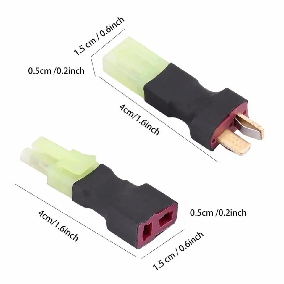 Adattatore Deans T Plug A Tamiya | Maschio Femmina Per Caricabatterie Lipo ESC