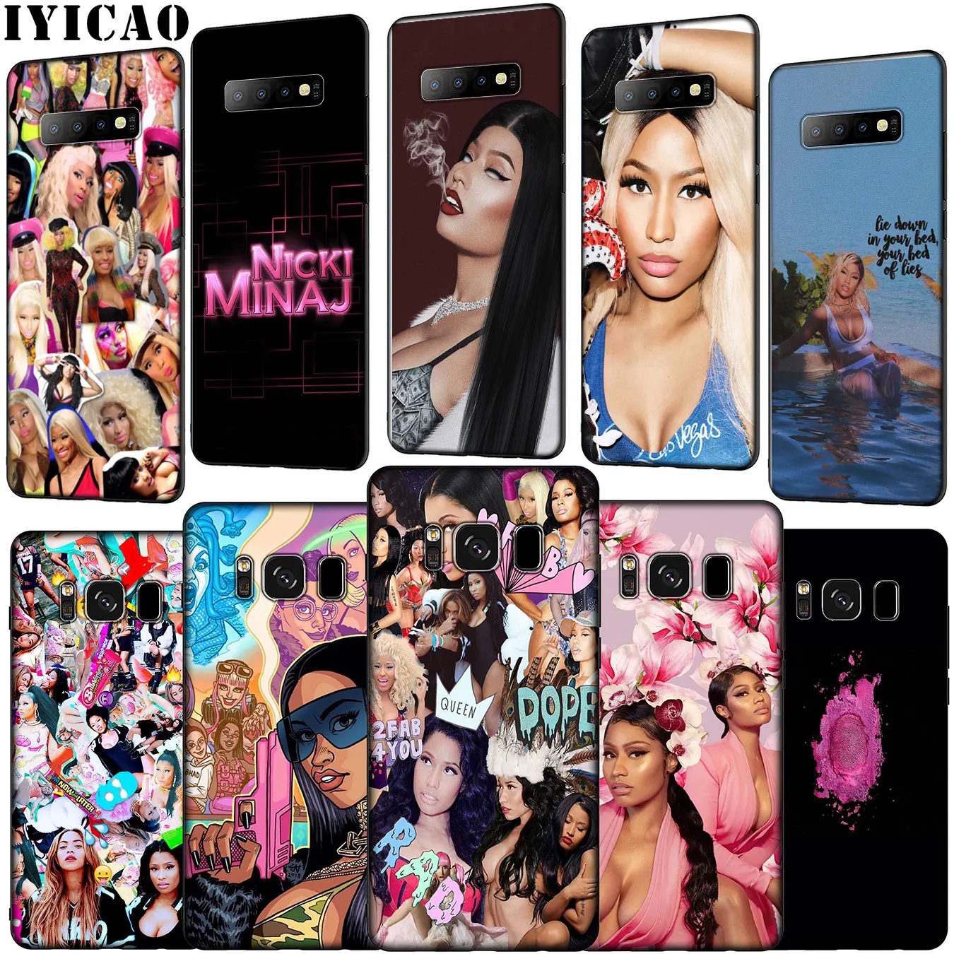 IYICAO Rap singer Nicki Minaj Мягкий силиконовый чехол для телефона Samsung Galaxy S20 Ultra S10 Lite S9 S8 Plus S6