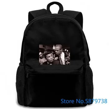 

Homme - Malcolm X Muhammad Ali Boxe Black Panther -Mohamed Ali Photo Print Mens Hot women men backpack laptop travel