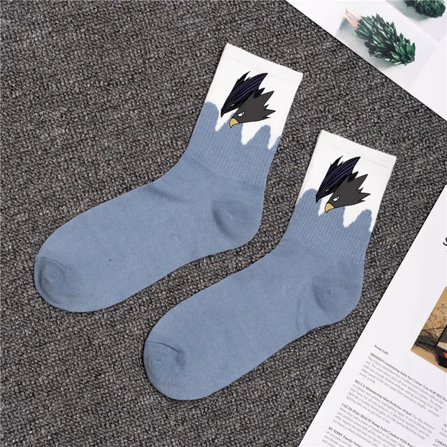 My Hero Academia Crew Man Socks Anime Men Sock Casual Cotton Sox Standard Japanese Autumn Winter Classic Adult Calcetines Hombre 4
