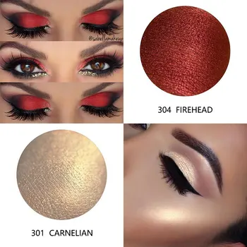 

Shimmer Monochrome Eyeshadow Palette Makeup Cosmetic Tools Charming Not Fade Eye Shadow Flirtatious Hot Color Red TSLM1