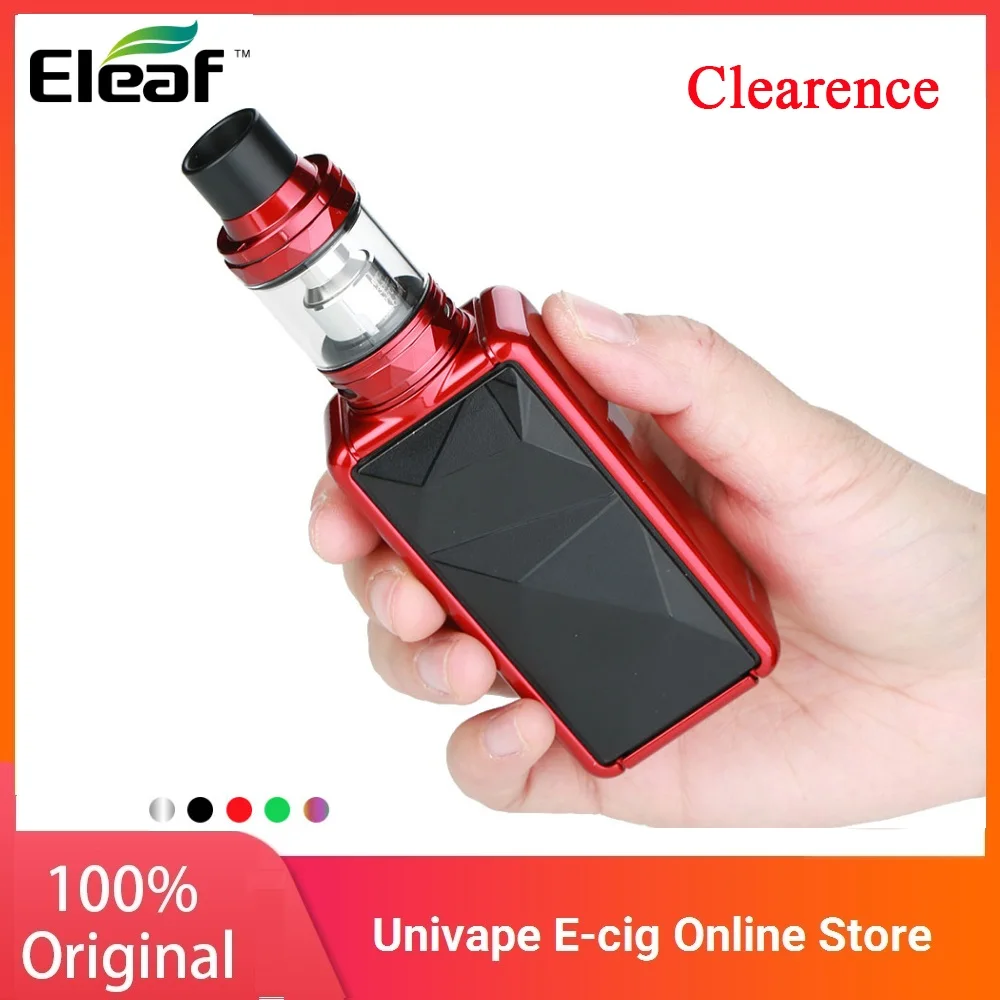 

New Year Sale ! Original Eleaf Tessera 150W TC Kit with 4ml Ello TS Tank & 3400mAh Battery Box Mod vs Luxe Kit/ Gen Kit/ Swag 2