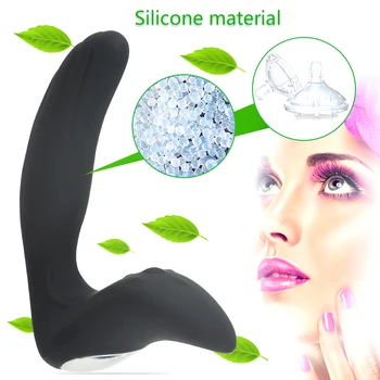 Vibrating Prostate Massager Men Anal Plug Waterproof Powerful Motors 10 Stimulation Patterns Butt Silicone Sex Toys for couples 6