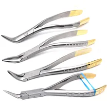 Зубной корень фрагмент минимально Инвазивный зуб кусачки для извлечения зуб плоскогубцы стоматологический инструмент Изогнутые челюстные зубы
