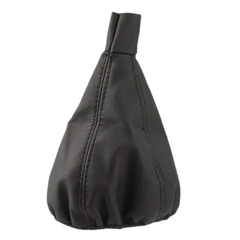 

Universal Black Car Gear Head Dust Cover Vehicle Leather Gear Shift Knob Boot for most car