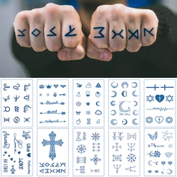 40 Designs Waterproof Lasting 15 Days Arm Tattoo Stickers Flash Fake Body Tattoos for Women/Man